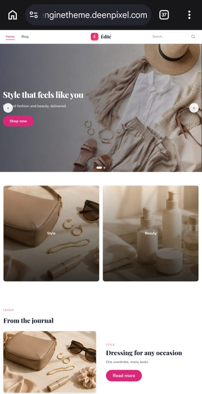 Édité starter site